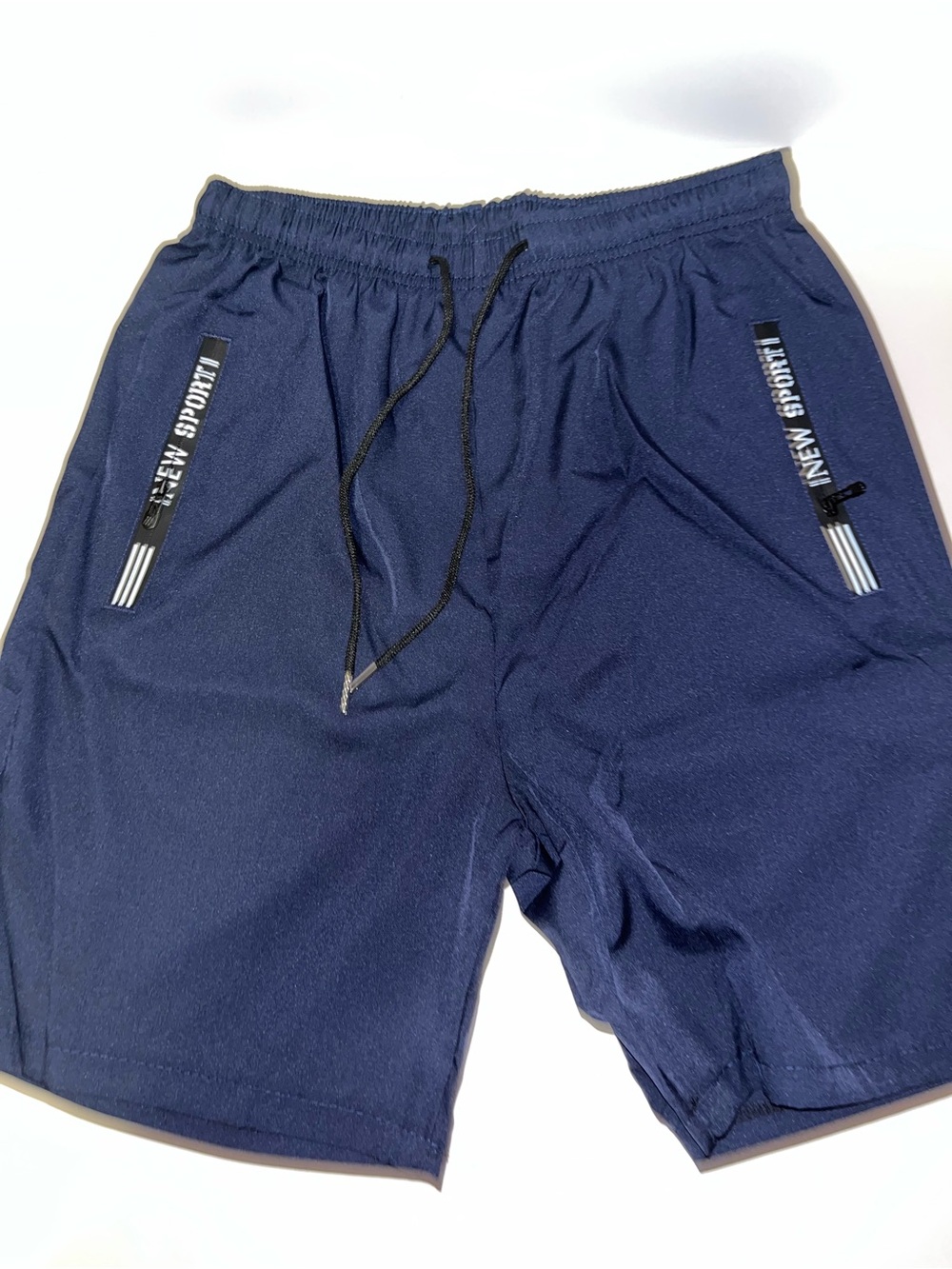Men's Navy Active Drawstring Shorts -